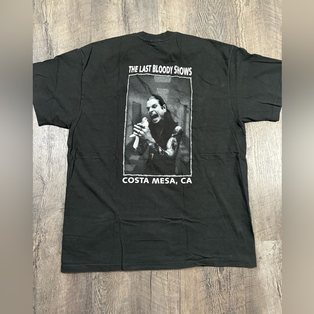 Ozzy Osbourne 1992 "The Last Bloody Shows" Vintage T-shirt - Picture 2 of 5